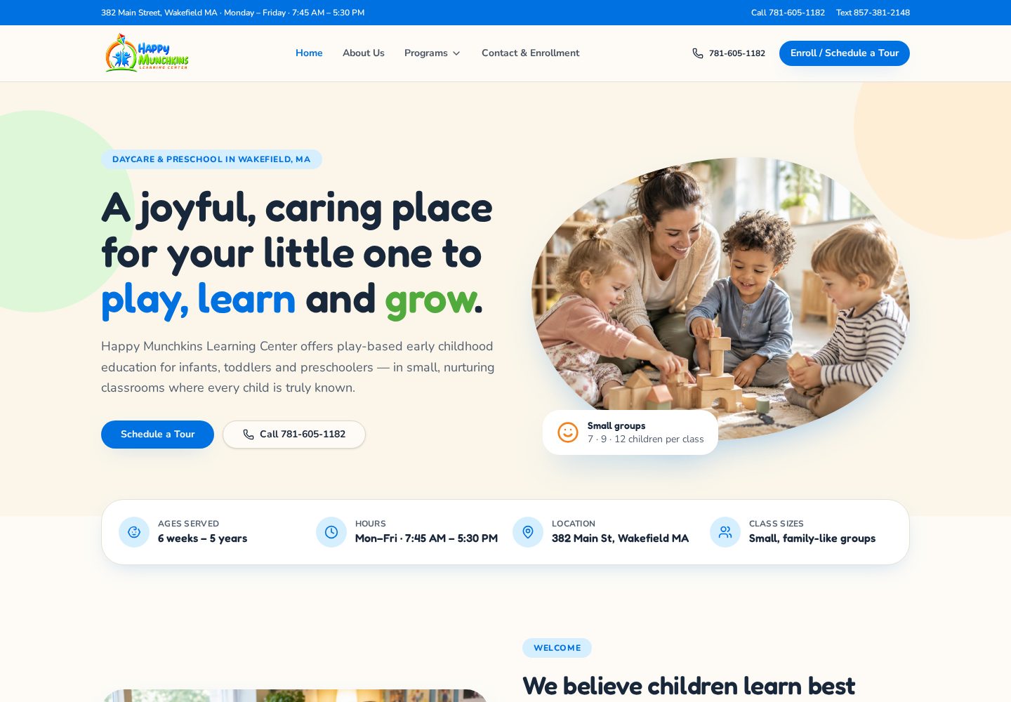 Happy Munchkins website